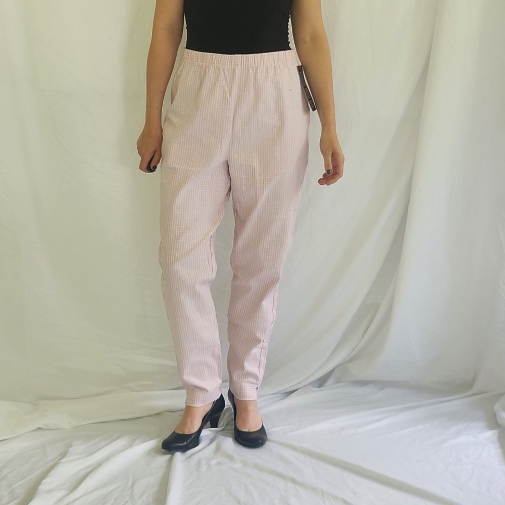 90s/Y2K Deadstock Pink and Purple Plaid Pants
